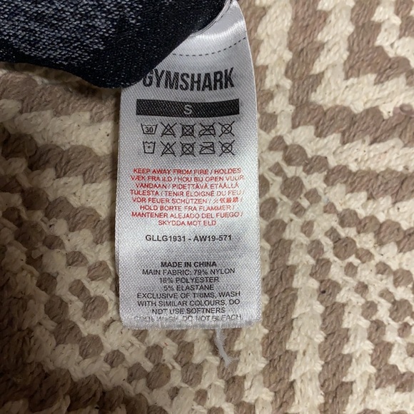 Gymshark adapt camo seamless leggings black size small womens - Picture 9 of 9